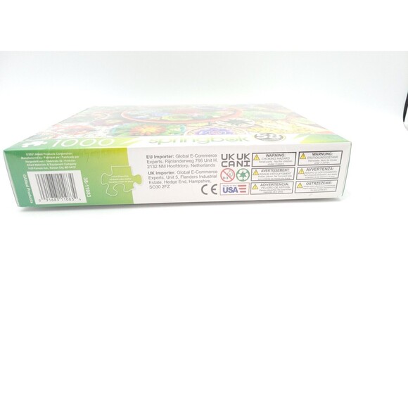 Succulent Garden 1000 Piece Jigsaw Puzzle 24x30 Springbok Colorful Flower Plant - Picture 4 of 5